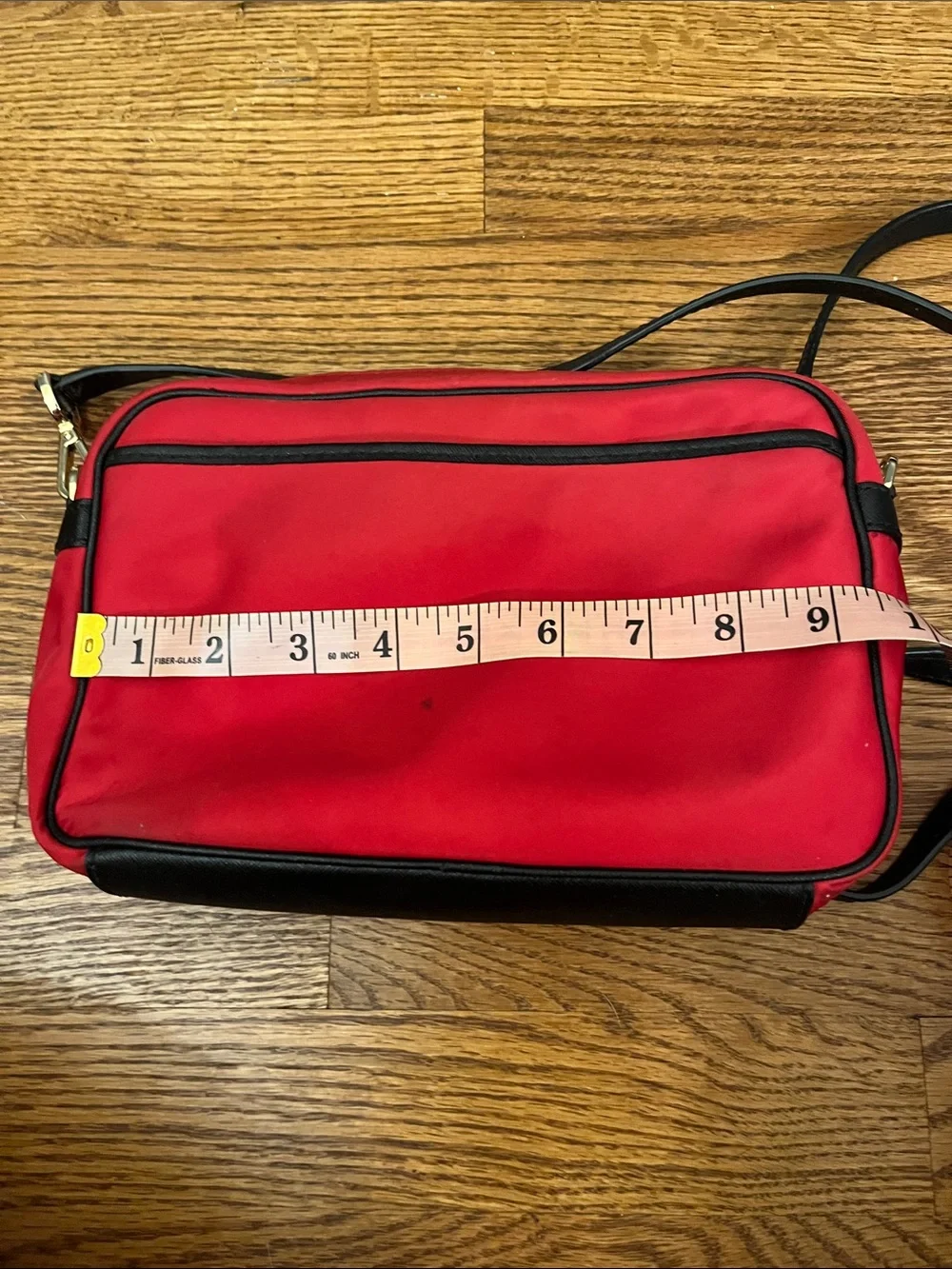 Michael Kors Jet Set Charm Nylon Red Crossbody Bag